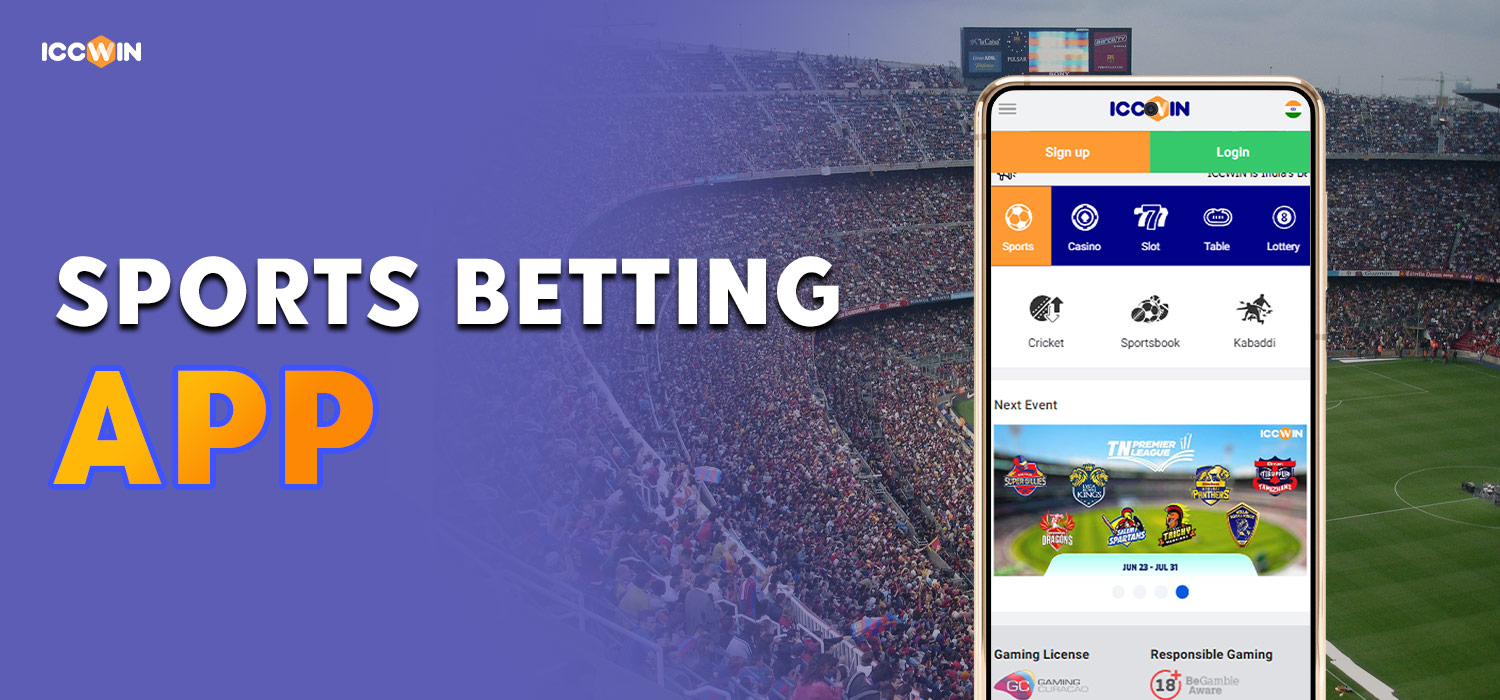 Sports Betting in the ICCWIN App